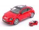 Welly WE24032R VW NEW BEETLE 2012 RED 1:24-27 Modellino