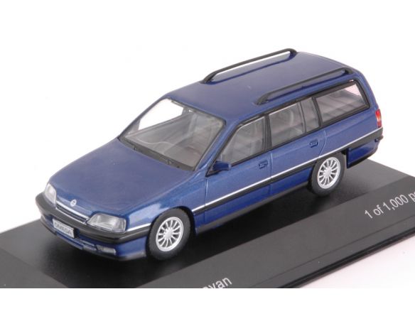 White Box WB292 OPEL OMEGA A2 CARAVAN METALLIC BLUE 1:43 Modellino