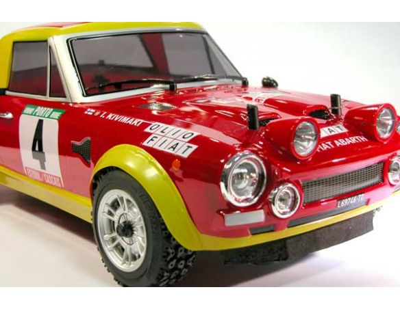 Italtrading EZRL124 Fiat 124 Abarth Rally 1975 RTR 1:10 Radiocomando Box Rovinato