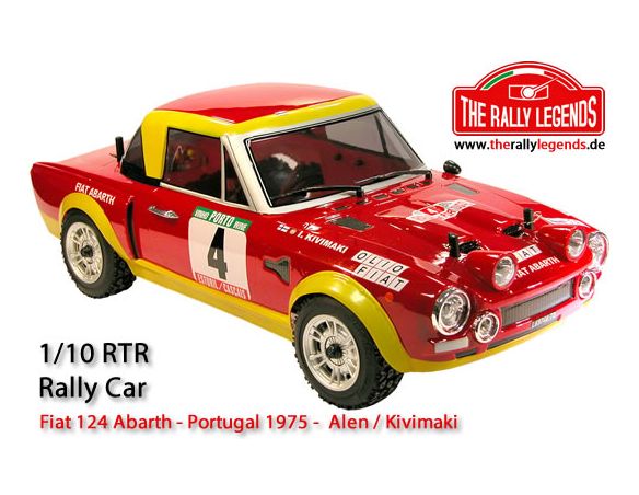 Italtrading EZRL124 Fiat 124 Abarth Rally 1975 Rally RTR 1:10 Radiocomando