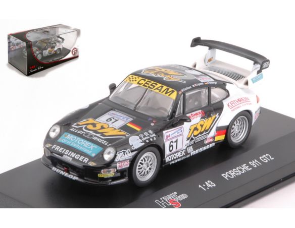 Edison Giocattoli EDS895021X PORSCHE 911 GT2 N.61 DNF LM 1999 W.KAUFMANN-E.PALMBERGER-M.LIGONNET 1:43 Modellino