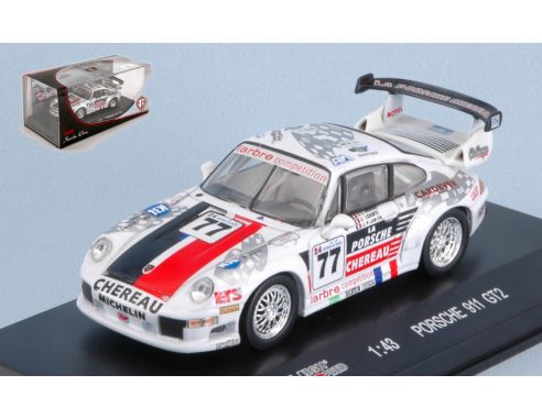 Edison Giocattoli EDS895021Y PORSCHE 911 GT2 N.77 DNF LM 1997 J.P.JARIER-J.LECONTE-J.L.CHEREAU 1:43 Modellino