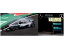 Spark Model S6067 MERCEDES L.HAMILTON 2018 N.44 WORLD CHAMPION W/PIT BOARD 1:43 Modellino