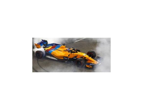 Spark Model S6069 MC LAREN MCL33 F.ALONSO 2018 ABU DHABI LAST RACE SPECIAL PACKAGE 1:43 Modellino