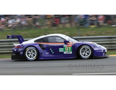 Spark Model S7032 PORSCHE 911 RSR N.91 2nd LMGTE PRO LM 2018 R.LIETZ-G.BRUNI-F.MAKOWIECKI Modellino