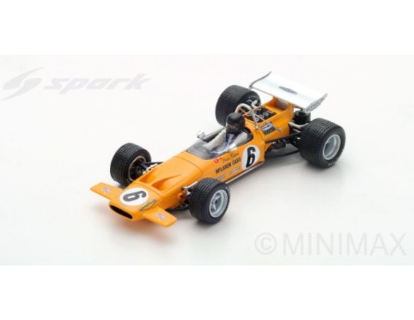 Spark Model S7141 MC LAREN M14A  P.GETHIN 1970 6th CANADIAN GP 1:43 Modellino