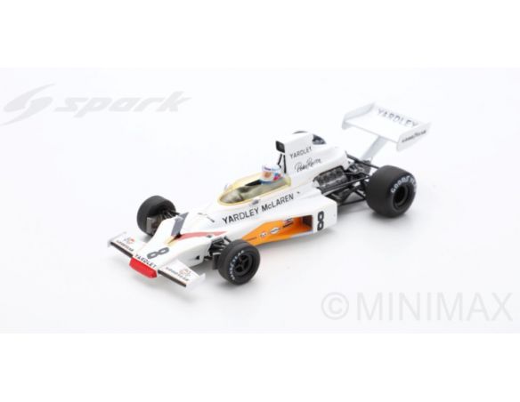 Spark Model S7144 MC LAREN M23 PETER REVSON 1973 N.8 WINNER BRITISH GP 1:43 Modellino