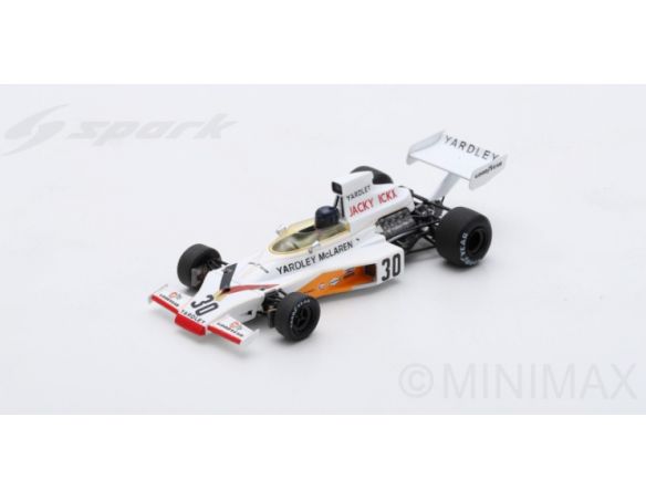 Spark Model S7145 MC LAREN M23 JACKY ICKX 1973 N.30 3rd GERMAN GP 1:43 Modellino