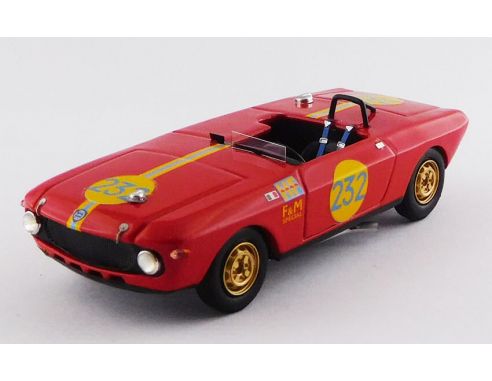 Best Model BT9743 LANCIA FULVIA F&M SP.HF N.232 RET.TARGA FLORIO 1969 MAGLIOLI-PINTO 1:43 Modellino