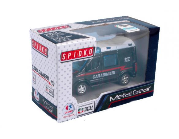 Globo GO8383 CARABINIERI VEICOLI SOCCORSO DIE CAST cm 8 Modellino