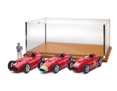 CMC CMC201 FERRARI D50 N.1 + SHORT NOSE + N.26 + FANGIO FIGURE LIM.200 1:18 Modellino