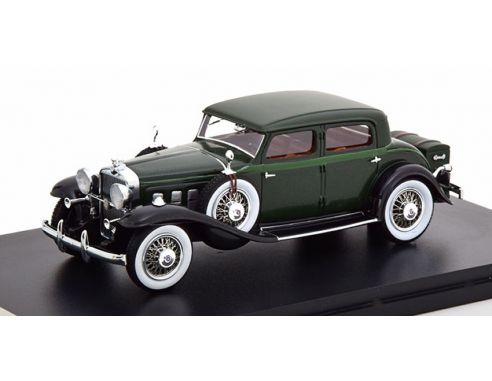 Neo Scale Models NEO46866 STUTZ DV32 MONTE CARLO SEDAN BY WEYMANN DARK GREEN 1:43 Modellino