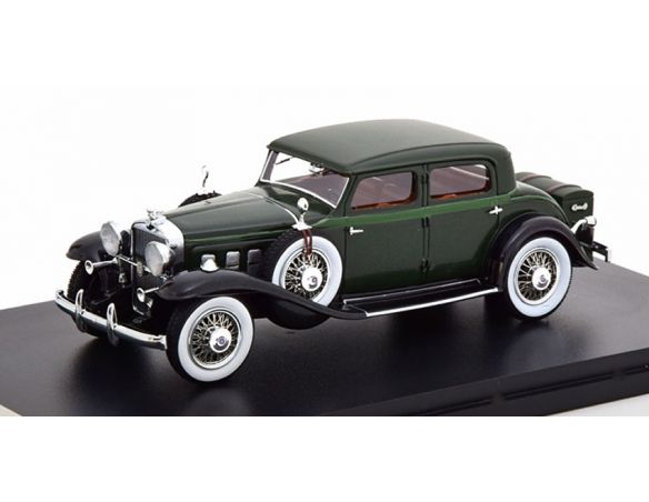 Neo Scale Models NEO46866 STUTZ DV32 MONTE CARLO SEDAN BY WEYMANN DARK GREEN 1:43 Modellino