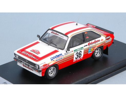 Trofeu TFRRAL76 FORD ESCORT MKII RS2000 N.36 RALLY OF PORTUGAL 1982 R.SOUTO-E.CID 1:43 Modellino