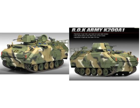 Accademy ACD13292 ROK ARMY K200 A1 KIT 1:35 Modellino