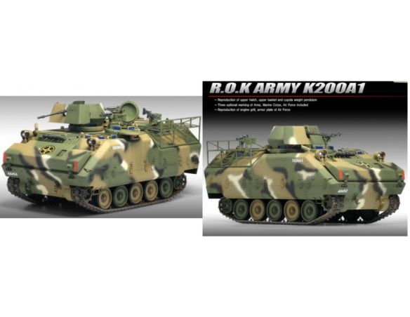 Accademy ACD13292 ROK ARMY K200 A1 KIT 1:35 Modellino