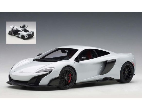 AUTOART AA76046 MC LAREN 676LT 2016 SILICA WHITE 1:18 Modellino