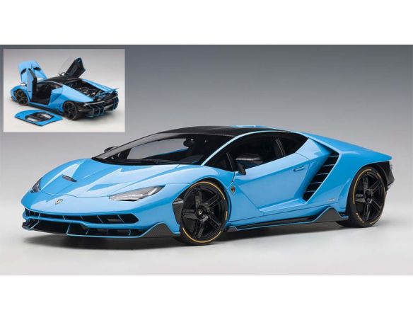 Auto Art / Gateway AA79113 LAMBORGHINI CENTENARIO LP770-4 BLU CEPHEUS/PEARL LIGHT 1:18 Modellino