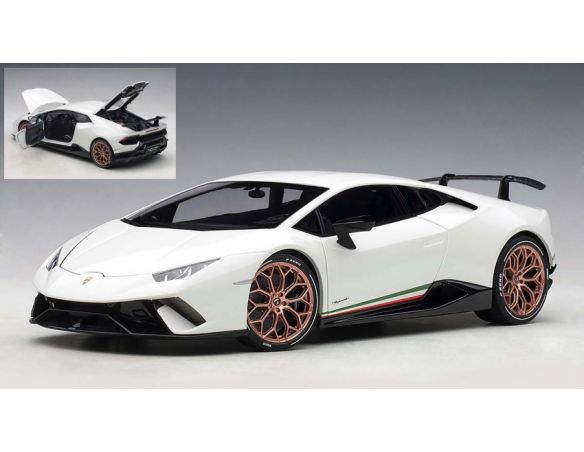 Auto Art / Gateway AA79151 LAMBORGHINI HURACAN PERFORMANTE 2017 WHITE 1:18 Modellino