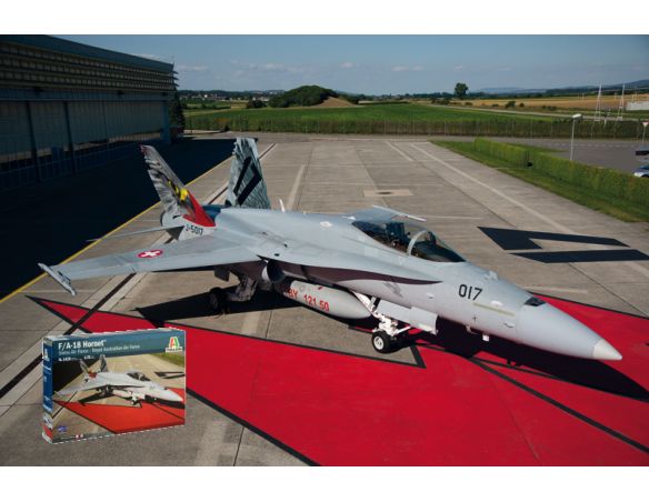 Italeri IT1429 F/A 18 HORNET SUISSE A.F./RAAF KIT 1:72 Modellino