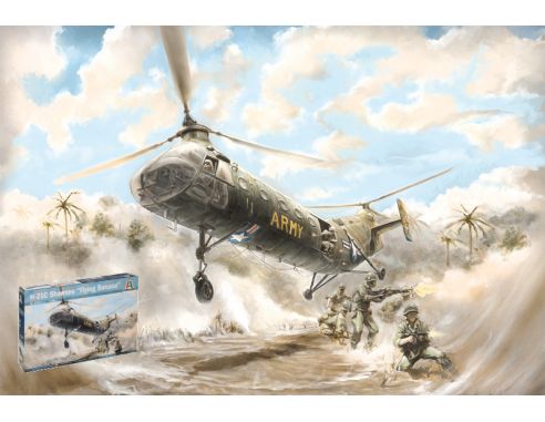 Italeri IT2733 H-21 C SHAWNEE FLYING BANANA KIT 1:48 Modellino