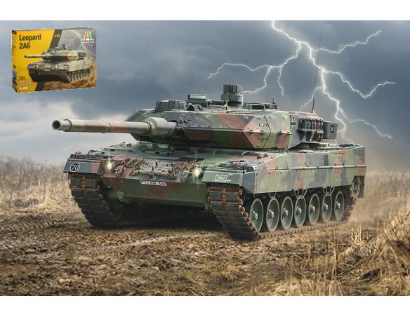 Italeri IT6567 LEOPARD 2A6 KIT 1:35 Modellino