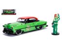 JADA TOYS JADA30455 POISON IVY W/1953 CHEVY BEL AIR GREEN/ORANGE 1:24 Modellino