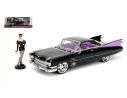 JADA TOYS JADA30458 CATWOMAN W/1959 CADILLAC COUPE DEVILLE BLACK 1:24 Modellino