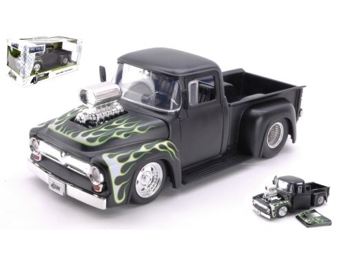 JADA TOYS JADA30716 FORD F-100 PICK UP 1956 MATT BLACK 1:24 Modellino