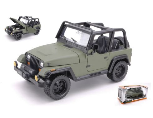 Jada JADA98081GR JEEP WRANGLER 1992 MATT GREEN 1:24 Modellino