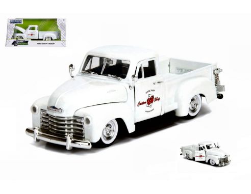 JADA TOYS JADA99177 CHEVY PICK UP 1953 WHITE 1:24 Modellino