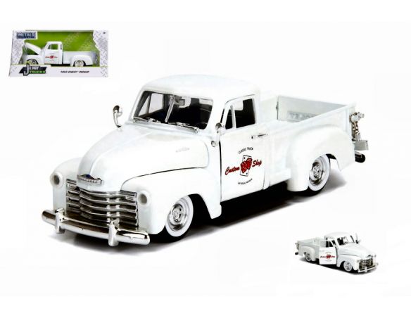 JADA TOYS JADA99177 CHEVY PICK UP 1953 WHITE 1:24 Modellino