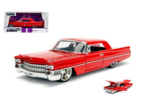Jada JADA99550R CADILLAC 1963 RED 1:24 Modellino