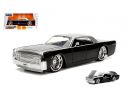 JADA TOYS JADA99553BK LINCOLN CONTINENTAL 1963 BLACK/GREY 1:24 Modellino