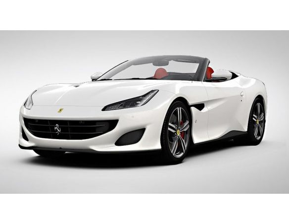 Looksmart LS18017C FERRARI PORTOFINO OPEN ROOF BIANCO ITALIA C/VETRINA 1:18 Modellino