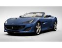 Looksmart LS18017D FERRARI PORTOFINO OPEN ROOF BLUE TOUR DE FRANCE C/VETRINA 1:18 Modellino