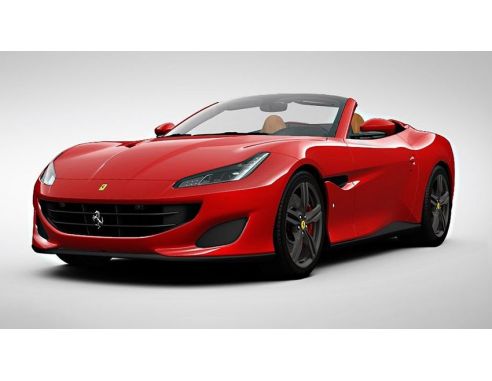 Looksmart LS18017E FERRARI PORTOFINO OPEN ROOF ROSSO CORSA C/VETRINA 1:18 Modellino
