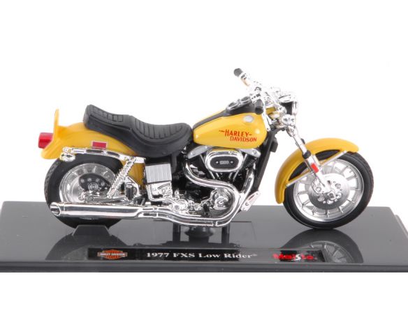 Maisto MI18866 HARLEY DAVIDSON FXS LOW RIDER 1977 1:18 Modellino