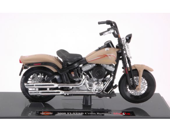 Maisto MI18867 HARLEY DAVIDSON FLSTSB CROSS BONES 2008 1:18 Modellino