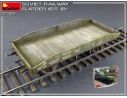 Miniart MIN35303 SOVIET RAILWAY FLATBED 16.5-18 t KIT 1:35 Modellino