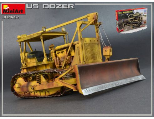 Miniart MIN38022 U.S.BULLDOZER KIT 1:35 Modellino