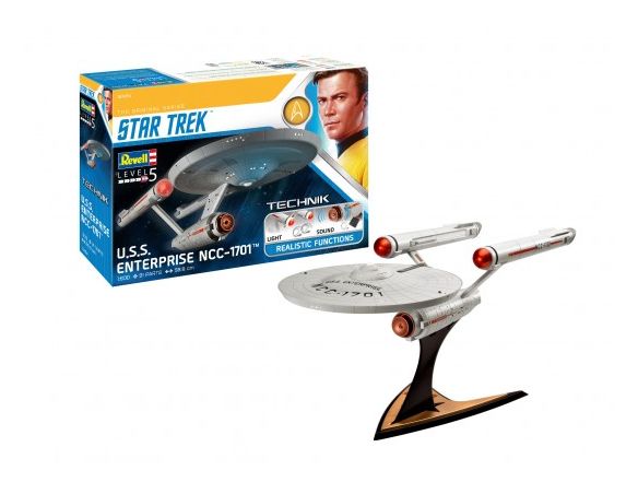 Revell RV00454 USS ENTERPRISE NCC-1701 (STAR TREK) KIT 1:600 Modellino