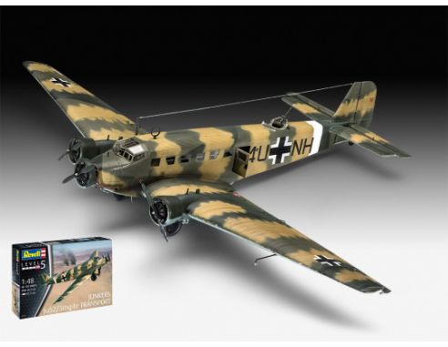 Revell RV03918 JUNKERS JU52/3m TRANSPORT KIT 1:48 Modellino