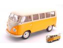 Welly WE18054Y VW T1 BUS DARK YELLOW/BEIGE 1:18 Modellino