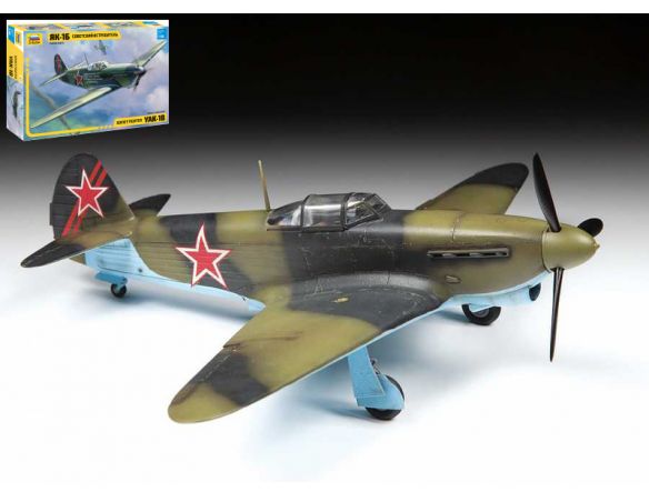 Zvezda Z4817 YAK-1B SOVIET FIGHTER KIT 1:48 Modellino