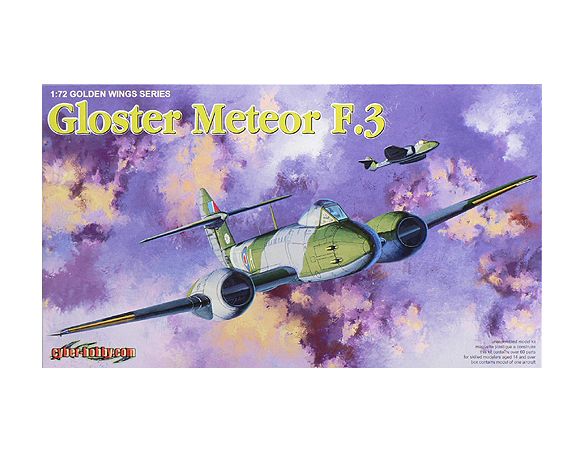 Dragon D5044 GLOSTER METEOR F.3  KIT 1:72 Modellino