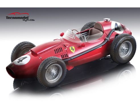 Tecnomodel TMD18153A FERRARI DINO 246 F1 M.HAWTHORN 1958 N.4 WINNER FRANCE GP END RACE 1:18 Modellino