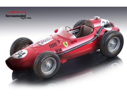 Tecnomodel TMD18153B FERRARI DINO 246 F1 L.MUSSO 1958 N.34 2nd MONACO GP END RACE LIM.50 1:18 Modellino