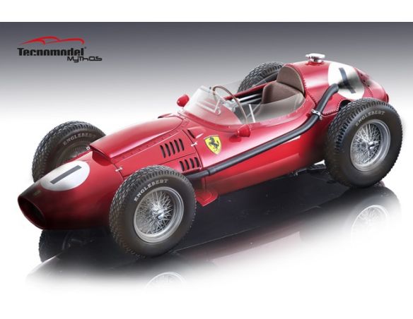 Tecnomodel TMD18153C FERRARI DINO 246 F1 P.COLLINS 1958 N.1 WINNER BRITAIN GP END RACE 1:18 Modellino