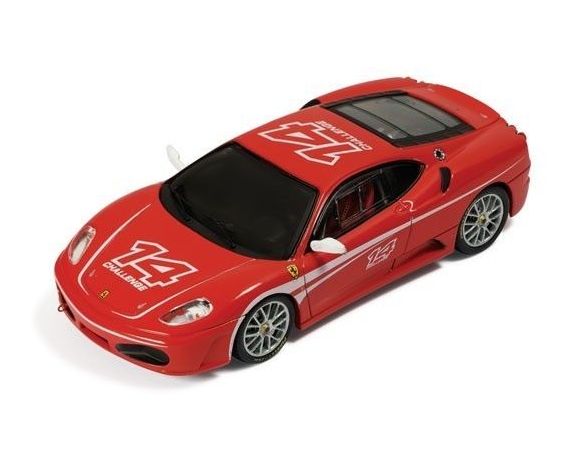 Ixo model FER040 FERRARI F 430 CHALLENGE RED 1:43 Modellino teca rotta